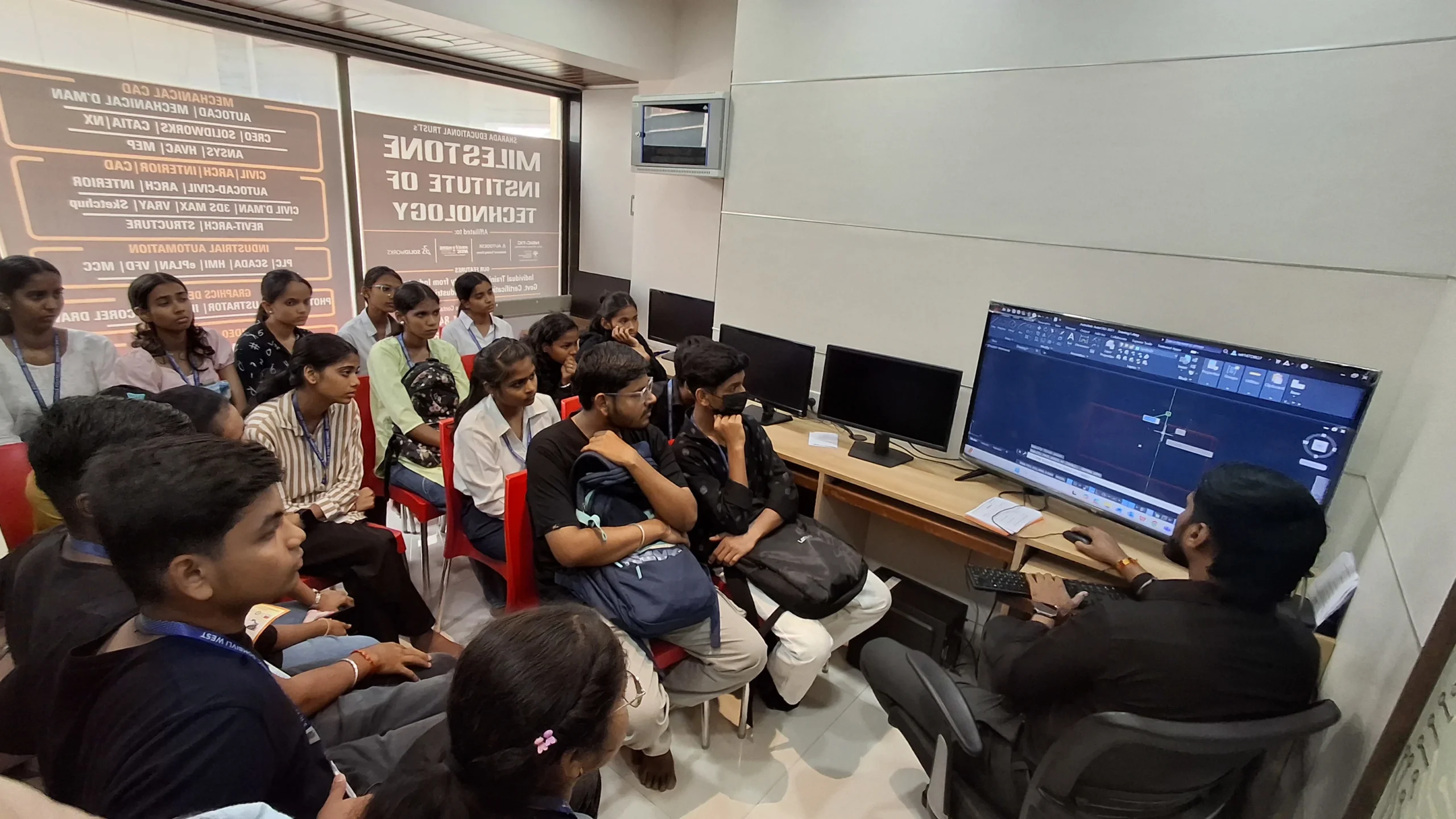AutoCAD Industry Visit at Milestone Institute of Technology